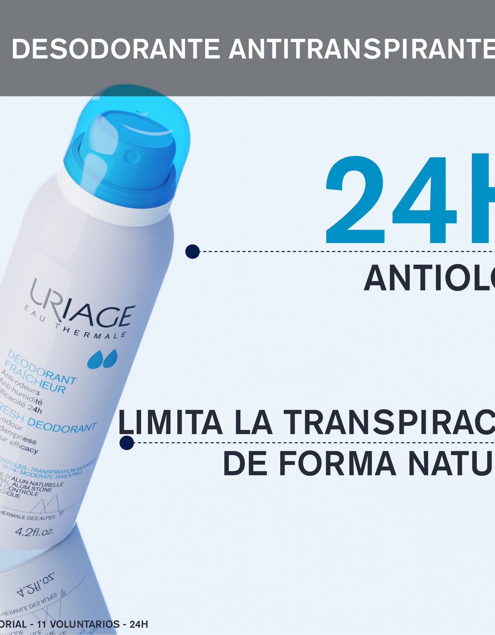 URIAGE DEODORANT FRAICHEUR 125 ML
