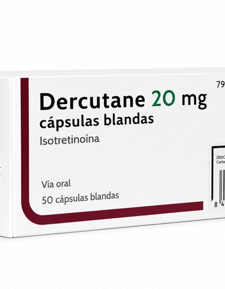 Dercutane 20 mg   50 cápsulas blandas