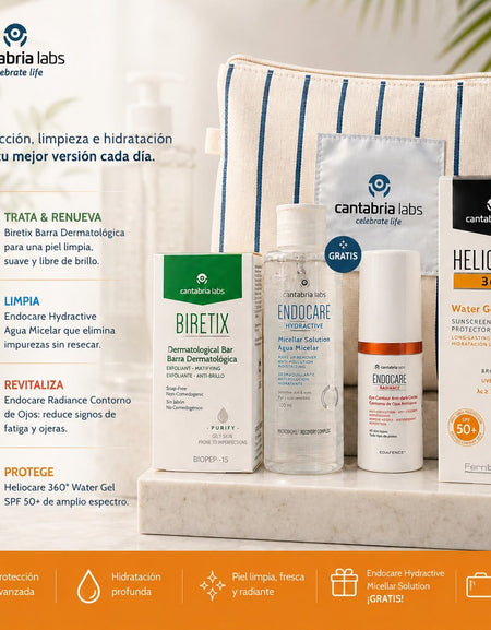 KIT de Renovacion  de la piel Cantabria Labs oferta de regalo Agua Micelar