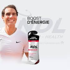 NDL HYDRO ENERGY GEL + CAFFEINE  Energy Boost - Cola Flavor" 12 paquetes