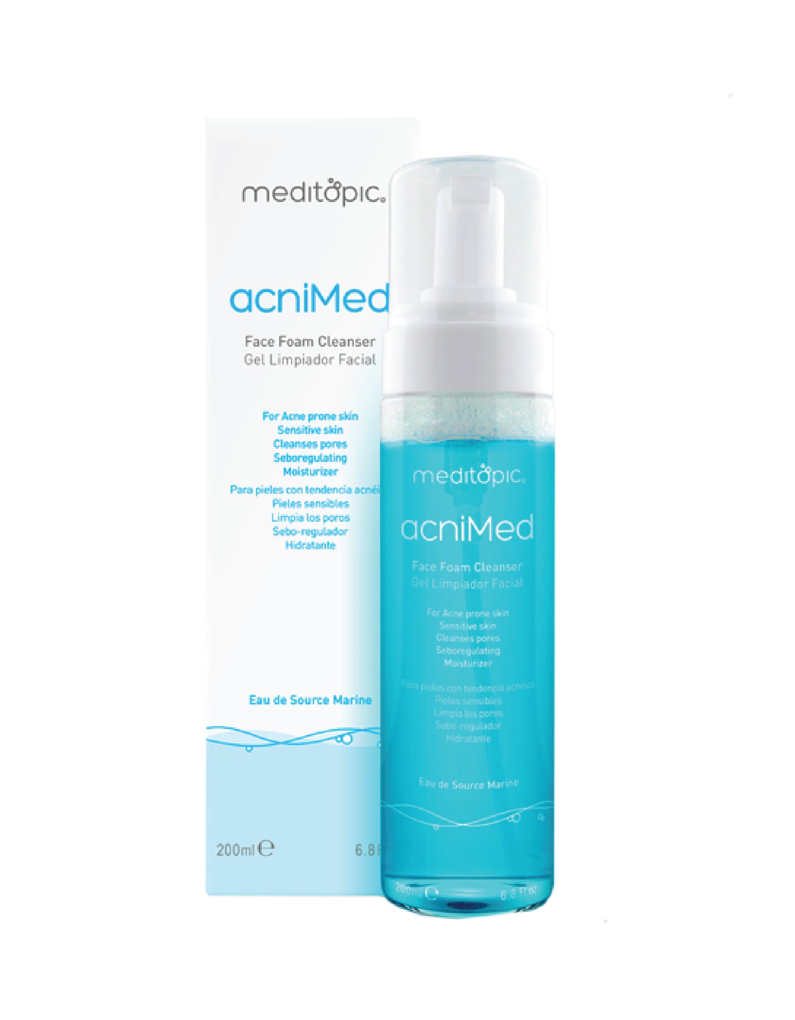 Meditopic Acnimed Face Foam Cleancer Gel Limpiador facial